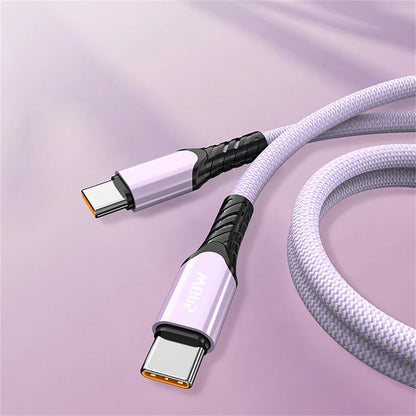 NNBILI 240W USB C Cable Power Wire QC4.0 for MacBook Samsung iPhone 15 16 USB C to C PD Cable 48V5A Fast Charging Type C Cable