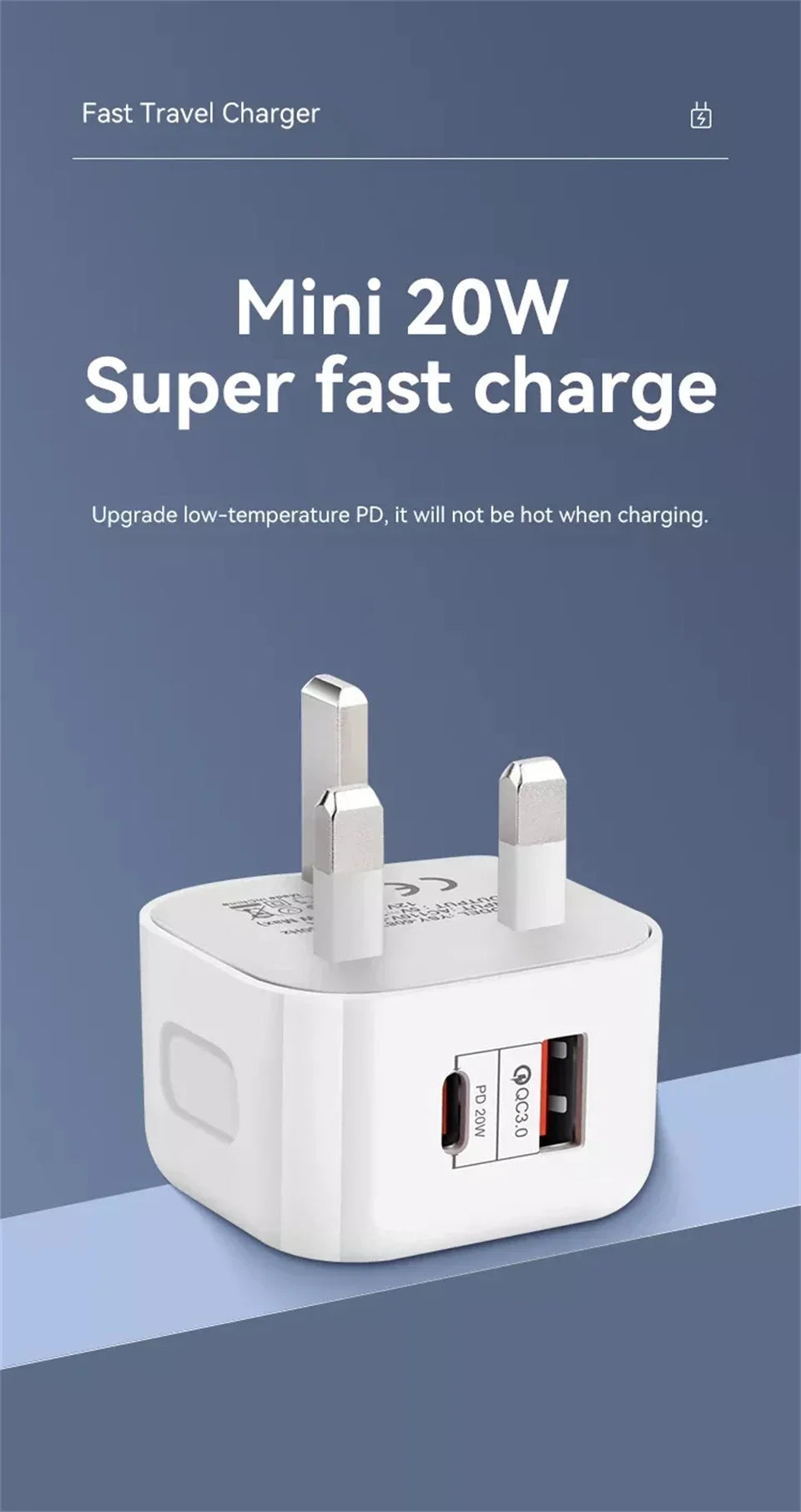 EU US UK 20W Dual Ports Type c USB C PD Wall Charger Fast Quick Charging Power Adapters For IPhone 11 12 13 14 15 Samsung htc lg