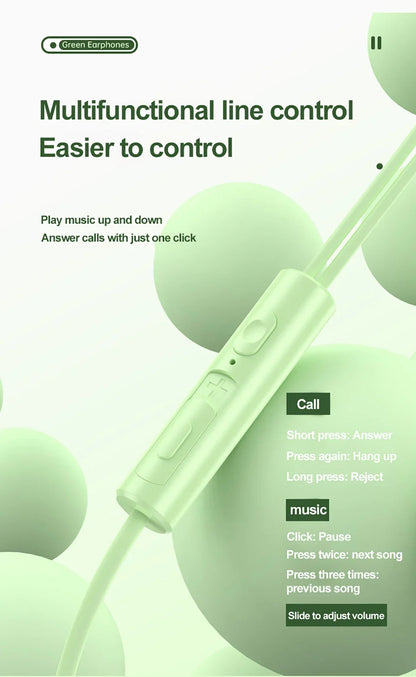 Type C Headphones For Samsung Galaxy S24 S23 S21 S22 Ultra Wired Earphones A53 A52 A34 A54 Note 20 5G 3.5mm Jack Earbud Headset