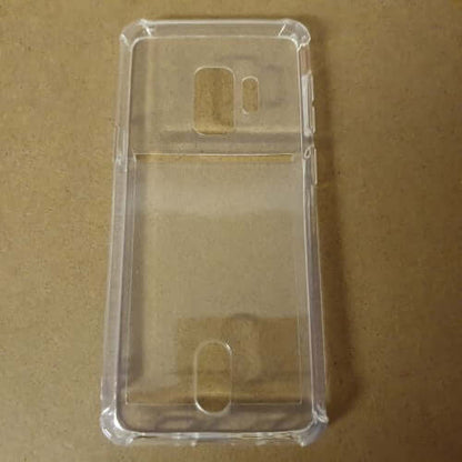Soft TPU Clear Case With Card Slot - For Samsung S9