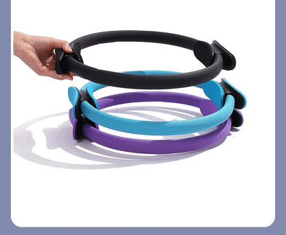 Yoga Fitness Ring Circle Pilates Women Girl Exercise Home Resistance Elasticity Gym Workout Accessories