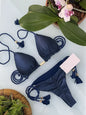 Adjustable Bandage Bikini Set 2023 Swimwear Swimsuit Woman Sexy Bathing Suits Solid Bikinis Triangle Female Summer Beachwear