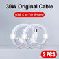 5-1pcs 30W Fast Charging Cable For Apple iPhone 13 12 11 14 Pro Max Mini USB C Cable For X XR XS MAX 7 8 14 Plus 6 Accessories
