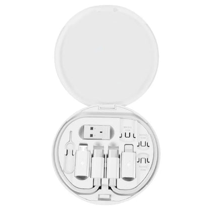 Kit de câbles adaptateurs de charge USB multi Type C vers C 60W, ensemble de conversion USB C vers Lightning, USB A et Type C vers Micro/Type C/Lightning
