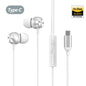 Type C Headphones For Samsung Galaxy S24 S23 S21 S22 Ultra Wired Earphones A53 A52 A34 A54 Note 20 5G 3.5mm Jack Earbud Headset