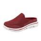 2024 Summer new breathable mesh shoes outdoor non-slip walking shoes comfortable sandals men half slippers casual loafers 35-48