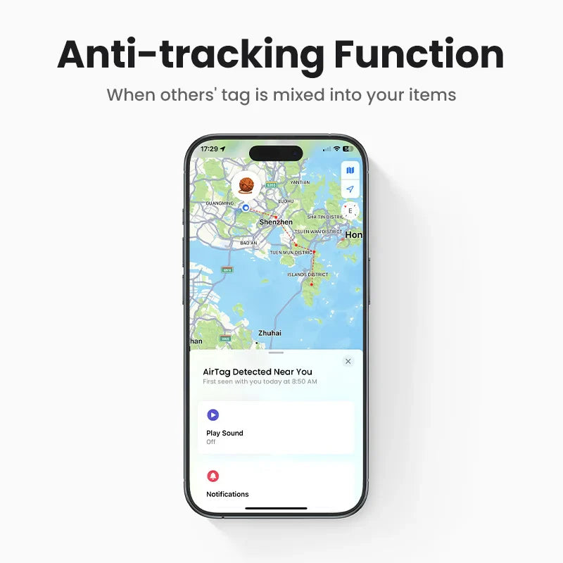 UGREEN Finder Security SmartTrack Link Smart Tag With Apple Find My Key Bluetooth GPS Tracker For Earbud Luggage MFi Finder IOS