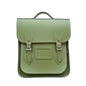 Handmade Leather City Backpack - Sage Green