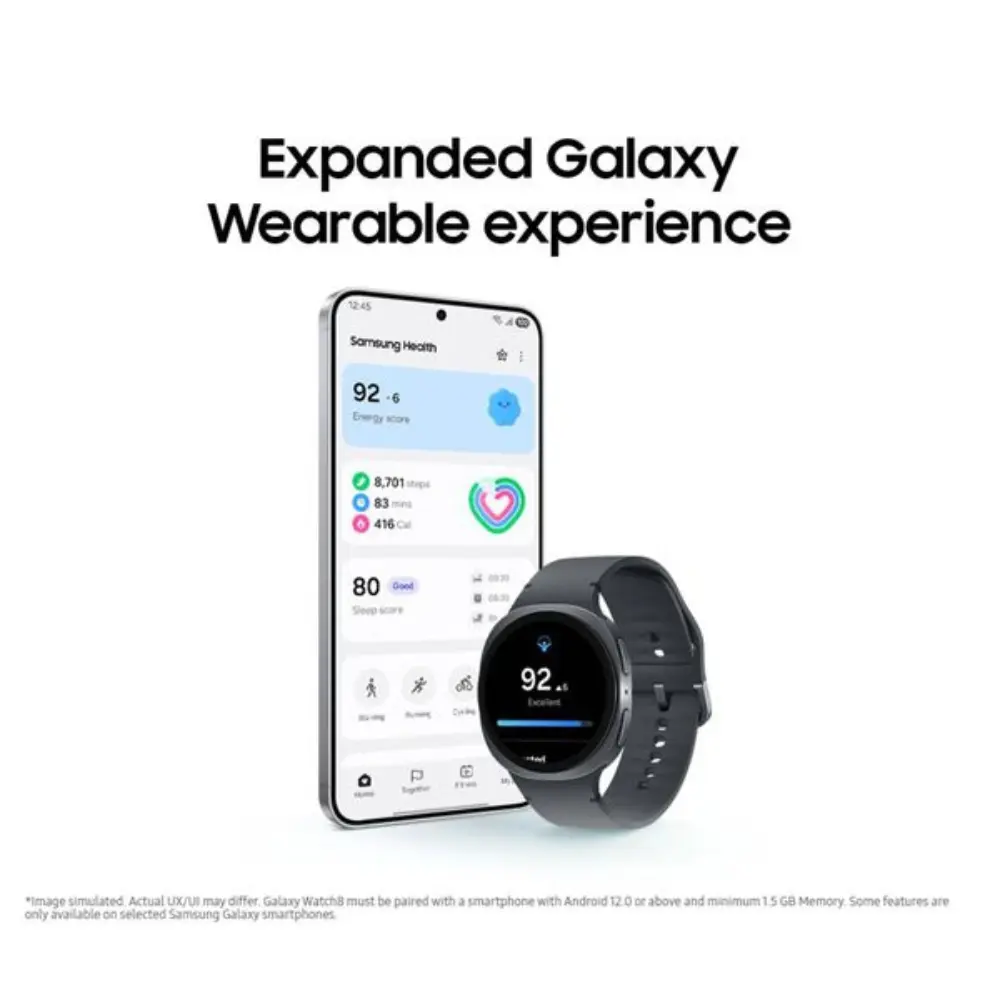 SAMSUNG Galaxy Watch8 BT with Bixby - Graphite, 44 mm