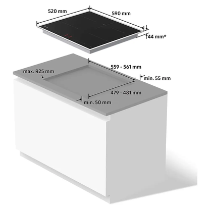SAMSUNG INDUCTION HOB NZ64B4015HK/U1