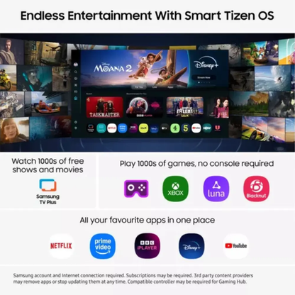 SAMSUNG Q7F5 55" QLED 4K Vision AI Smart TV 2025 - QE55Q7F5