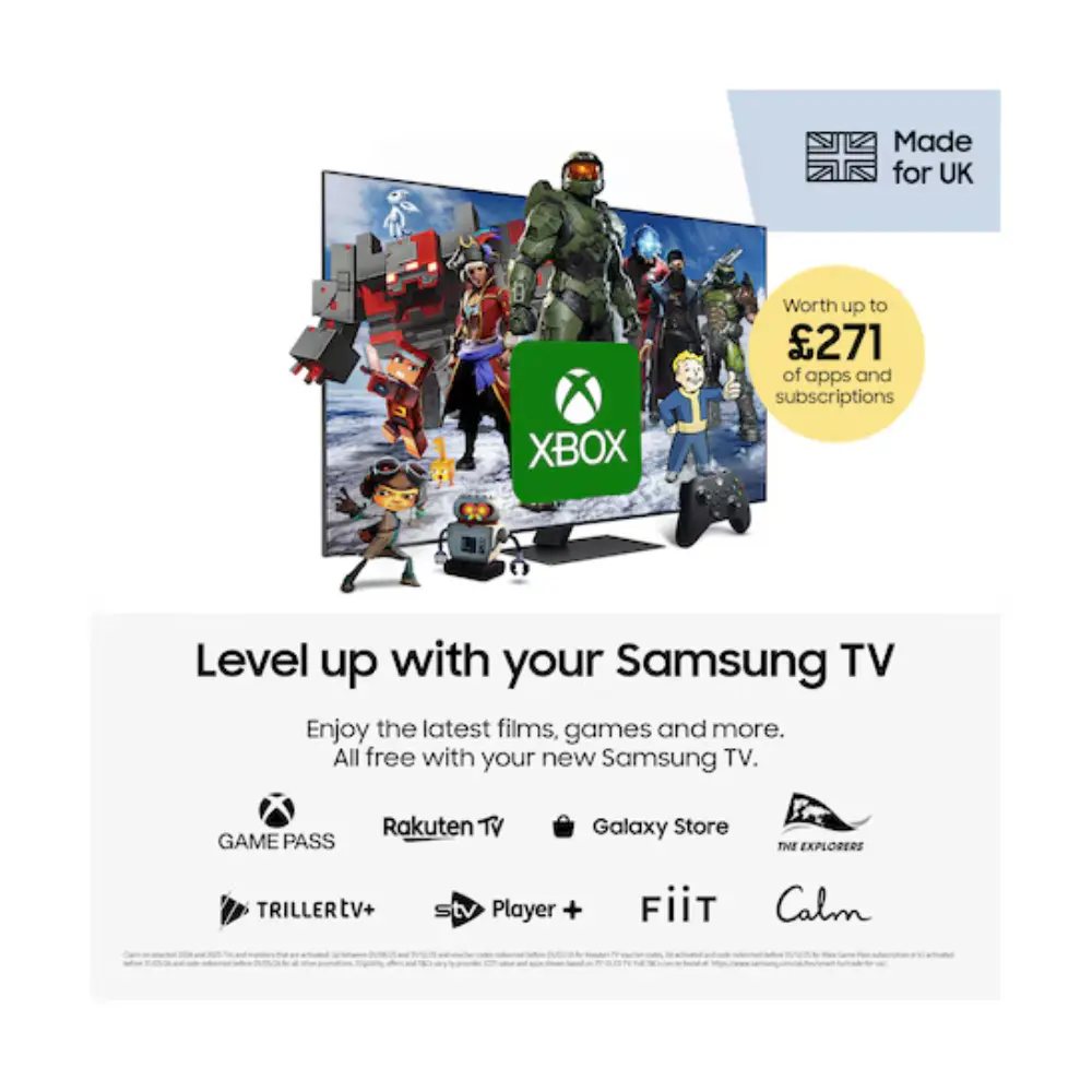 SAMSUNG QN70F 55" Neo QLED 4K Mini LED Vision AI Smart TV 2025 - QE55QN70F