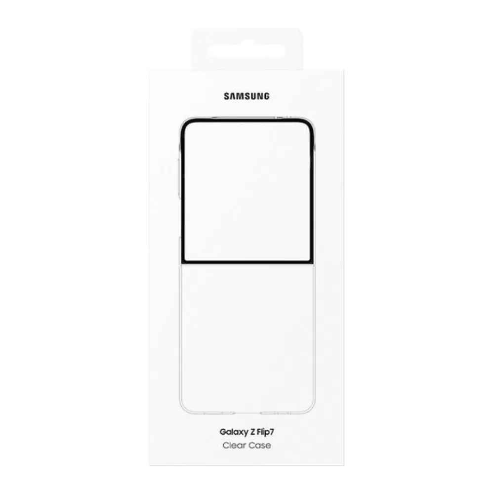 SAMSUNG Z Flip7 Case - Clear
