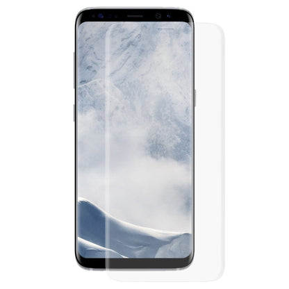 ENKAY Hat-Prince for Galaxy S8 + / G9550 0.26mm 9H Surface Hardness 3D Explosion-proof Full Screen Curved Heat Bending Tempered Glass Color Screen Film(Transparent)