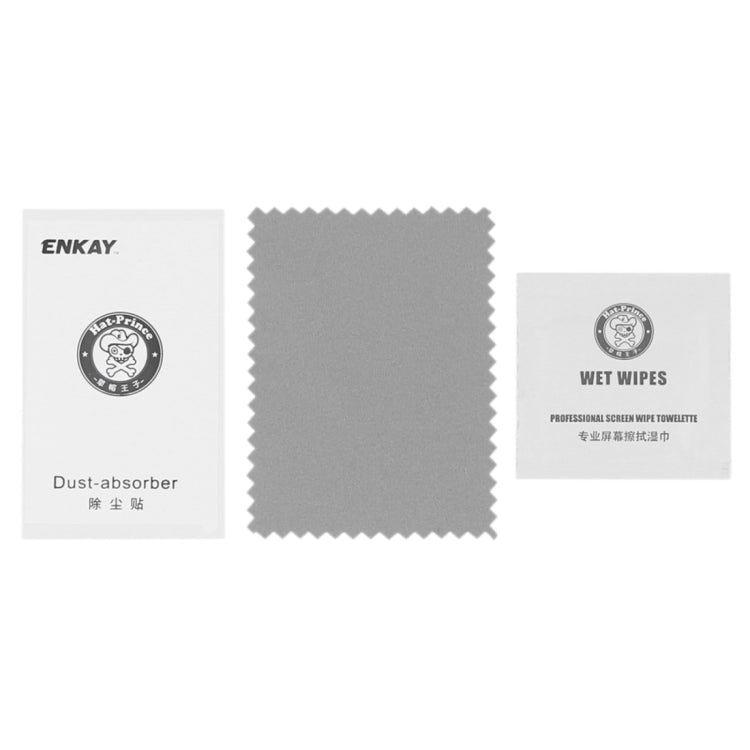 ENKAY Hat-Prince for Galaxy S8 + / G9550 0.26mm 9H Surface Hardness 3D Explosion-proof Full Screen Curved Heat Bending Tempered Glass Color Screen Film(Transparent)