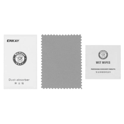 ENKAY Hat-Prince for Galaxy S8 + / G9550 0.26mm 9H Surface Hardness 3D Explosion-proof Full Screen Curved Heat Bending Tempered Glass Color Screen Film(Transparent)