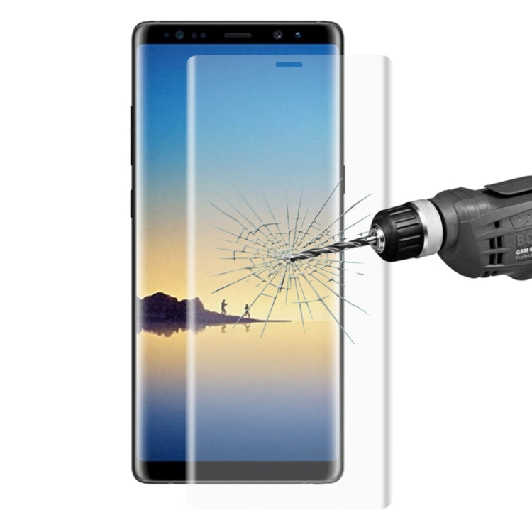 ENKAY Hat-Prince for Galaxy Note 8 0.26mm 9H Surface Hardness 3D Explosion-proof Full Screen Curved Tempered Glass Screen Film(Transparent)