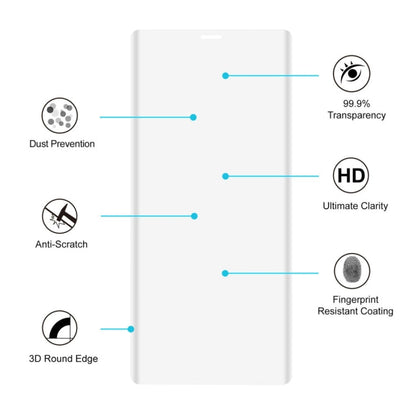 ENKAY Hat-Prince for Galaxy Note 8 0.26mm 9H Surface Hardness 3D Explosion-proof Full Screen Curved Tempered Glass Screen Film(Transparent)