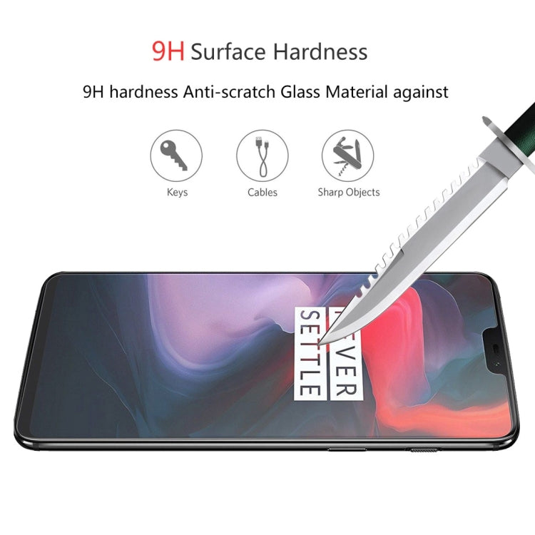 2pcs ENKAY Hat-prince 0.26mm 9H  2.5D Curved Edge Tempered Glass Film for Galaxy A7 2018
