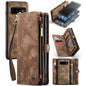 Pour Samsung Galaxy S10 Étui portefeuille détachable multifonctionnel en cuir CaseMe-008 (marron)