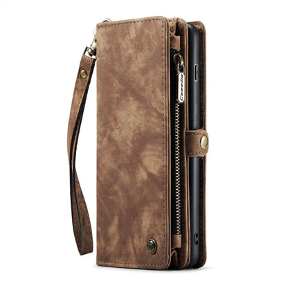 Pour Samsung Galaxy S10 Étui portefeuille détachable multifonctionnel en cuir CaseMe-008 (marron)