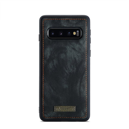 For Samsung Galaxy S10+ CaseMe-008 Detachable Multifunctional Flip Leather Phone Case(Black)