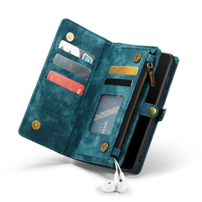 Pour Samsung Galaxy S10+ Étui de Téléphone en Cuir Multifonctionnel Détachable CaseMe-008 (Bleu)