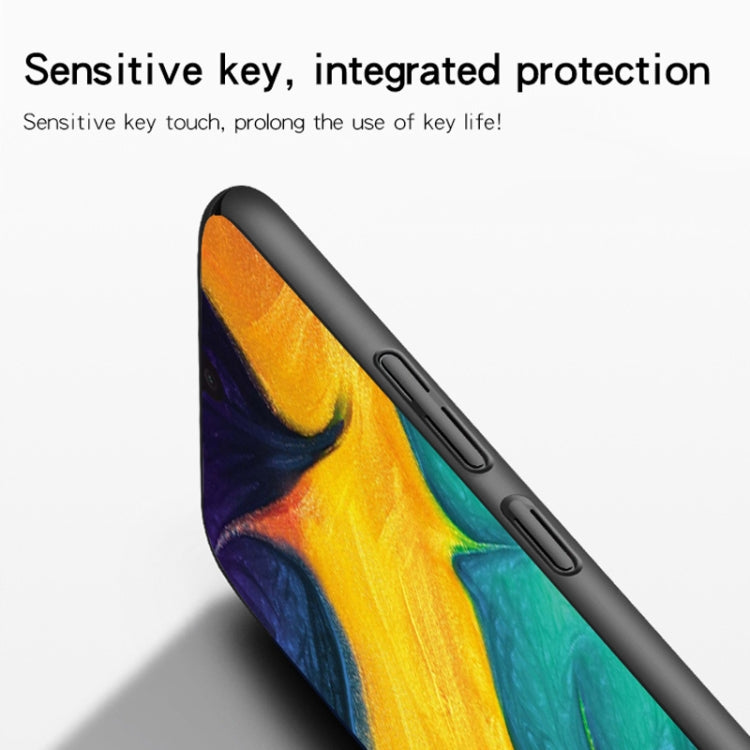 Étui de protection intégral ultra-mince MOFI en PC dépoli pour Galaxy A30 (bleu)