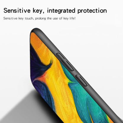 MOFI Frosted PC Ultra-thin Full Coverage Case for Galaxy A40 (Black)