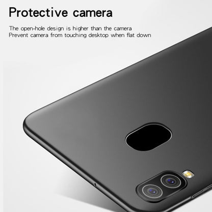 MOFI Frosted PC Ultra-thin Full Coverage Case for Galaxy A40 (Black)