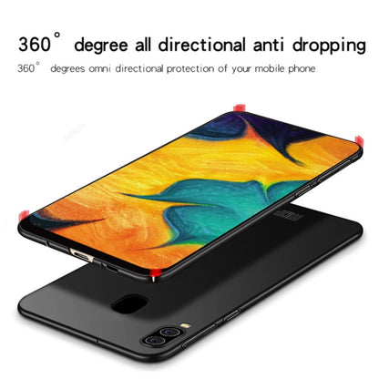 MOFI Frosted PC Ultra-thin Full Coverage Case for Galaxy A40 (Black)