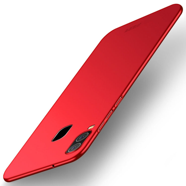 MOFI Frosted PC Ultra-thin Full Coverage Case for Galaxy A40 (Red)