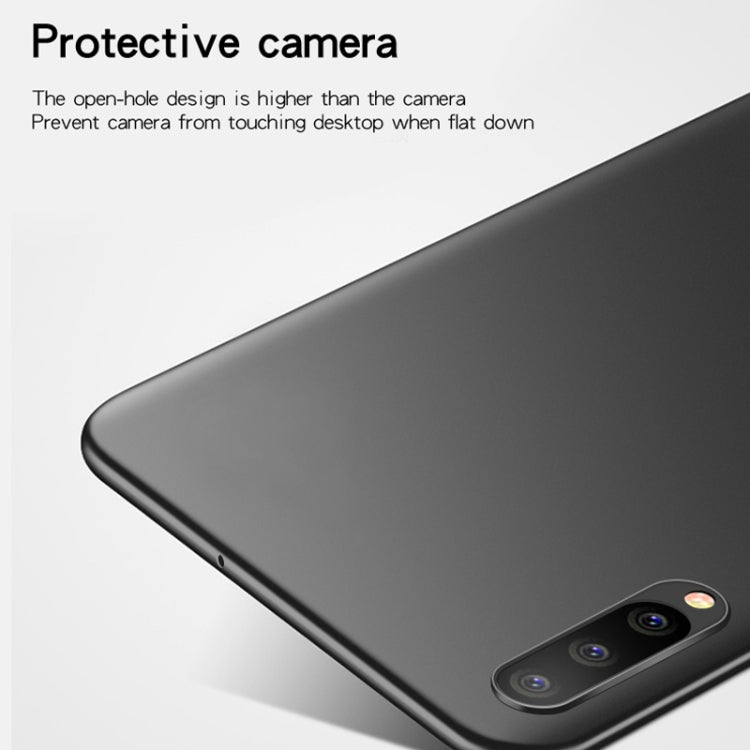 Coque MOFI givrée ultra-fine pour Galaxy A50 (Bleu)