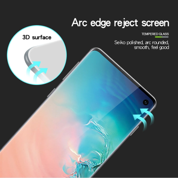 MOFI 9H 3D Curved Heat Bending Full Screen Tempered Glass Film for Galaxy S10