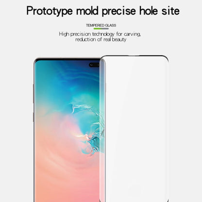 MOFI 9H 3D Curved Heat Bending Full Screen Tempered Glass Film for Galaxy S10+