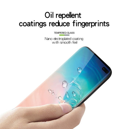 MOFI 9H 3D Curved Heat Bending Full Screen Tempered Glass Film for Galaxy S10+