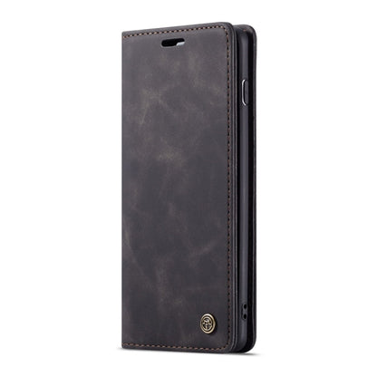 CaseMe-013 Multifunctional Retro Frosted Horizontal Flip Leather Case for Galaxy S10 Plus, with Card Slot & Holder & Wallet (Black)