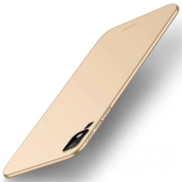 MOFI Frosted PC Ultra-thin Hard Case for Galaxy A2 Core (Gold)
