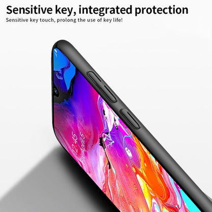 MOFI Frosted PC Ultra-thin Hard Case for Galaxy A70 (Black)