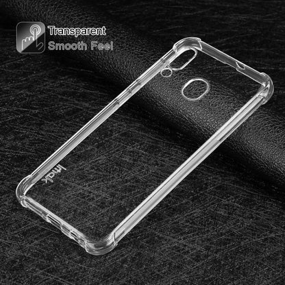 IMAK All-inclusive Shockproof Airbag TPU Case for Galaxy A20 / Galaxy A30, with Screen Protector(Transparent)