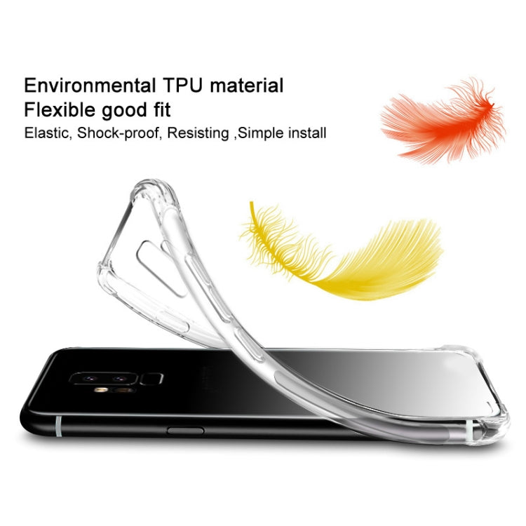 IMAK All-inclusive Shockproof Airbag TPU Case for Galaxy A20 / Galaxy A30, with Screen Protector(Transparent)