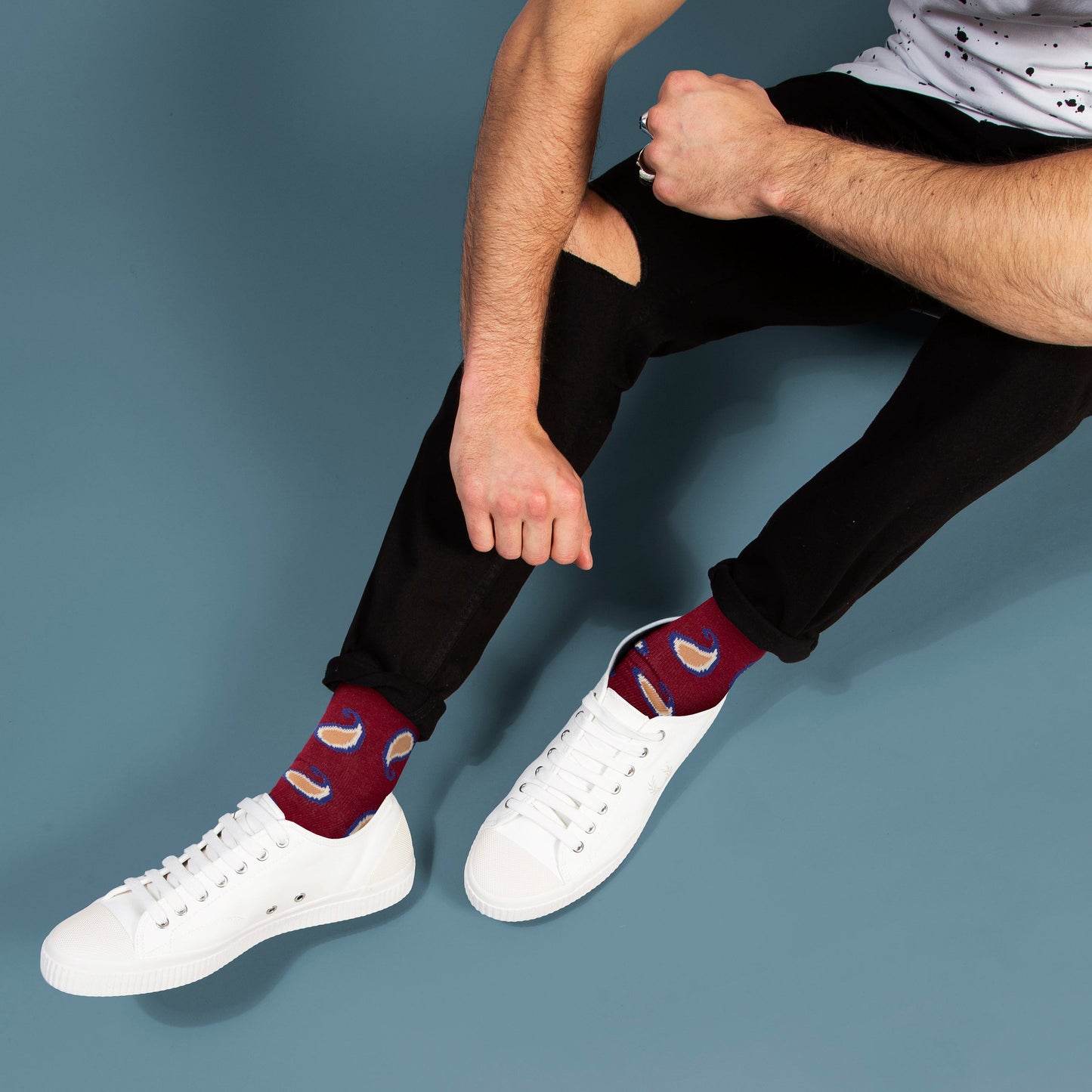 Organics Collection - Paisley  Socks Design