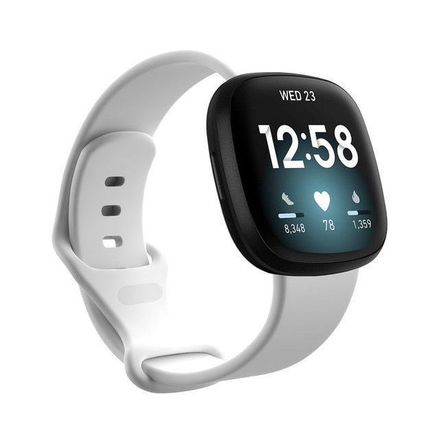 Fitbit Versa 3 Silicone Watch Strap