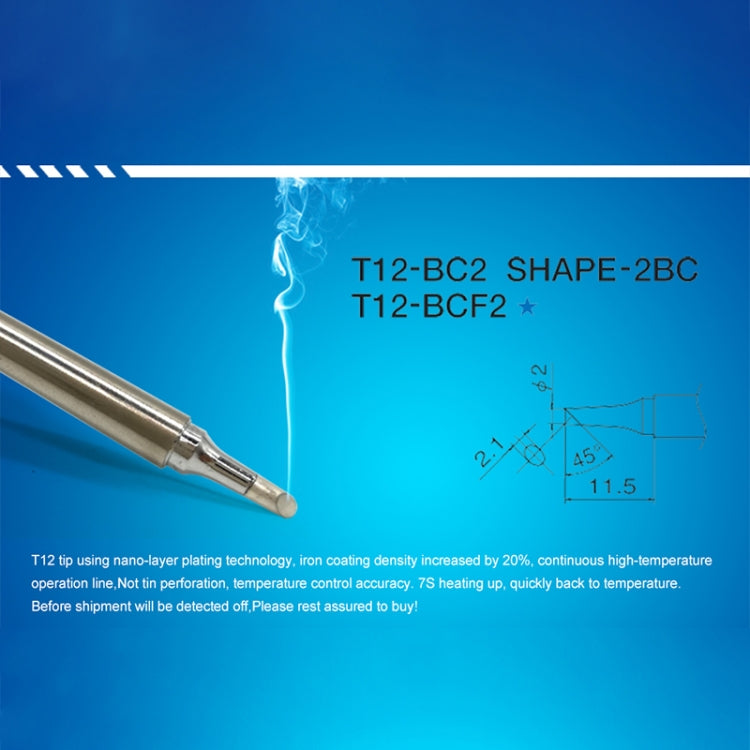 QUICKO T12-BC2 Lead-free Soldering Iron Tip