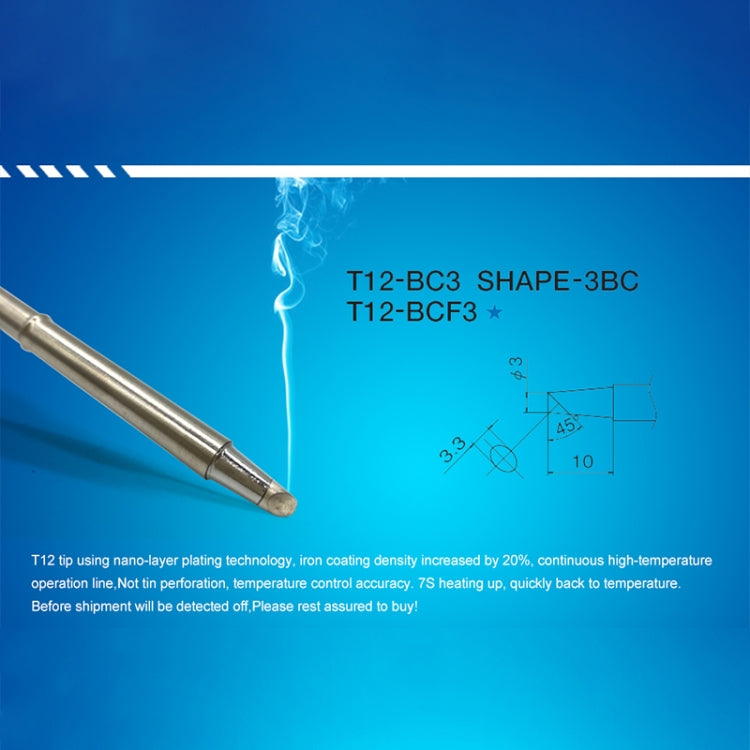 QUICKO T12-BC3 Lead-free Soldering Iron Tip