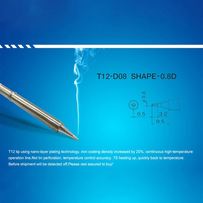 QUICKO T12-D08 Lead-free Soldering Iron Tip
