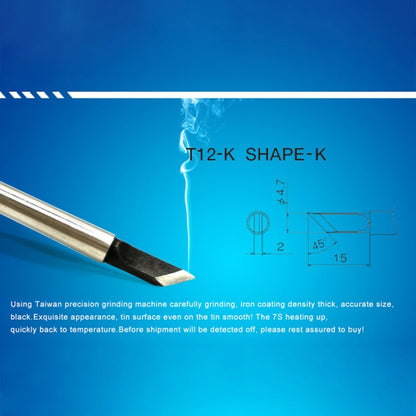 QUICKO T12-K Black Welding Lead-free Soldering Iron Tip