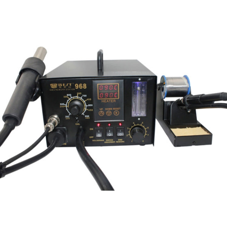 MEILLEURE Station de Retravail Intelligente 2 en 1 Pistolet à Air Chaud et Fer à Souder (Tension 220V)