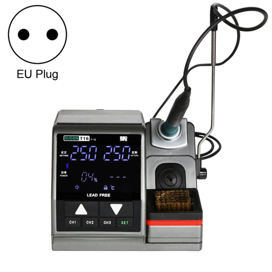 Station de soudage à air chaud et de dessoudage SUGON T16 pour réparation de CI SMD BGA, prise EU