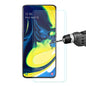 2 PCS ENKAY Hat-Prince 0.26mm 2.5D 9H Tempered Glass Protective Film for Galaxy A80